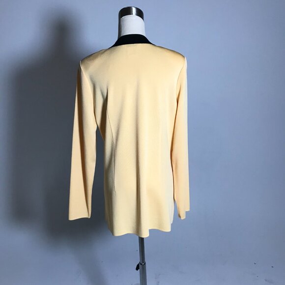 Butter Yellow Misook Blazer - Picture 4 of 4